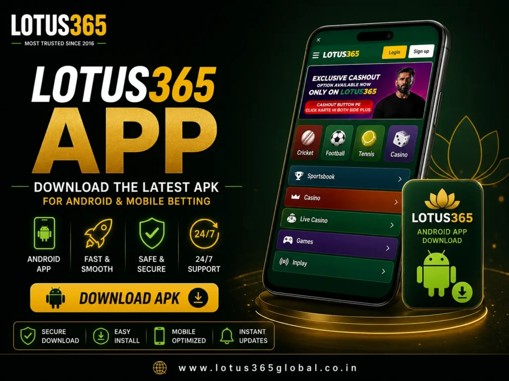 Lotus365 App – Download the Latest APK for Android & Mobile Betting
